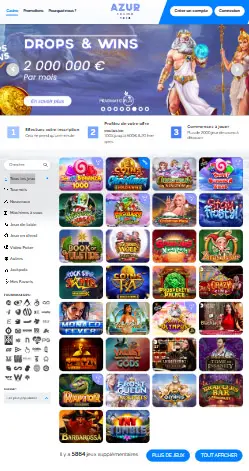 l'app e l'interfaccia di GRATORAMA CASINO